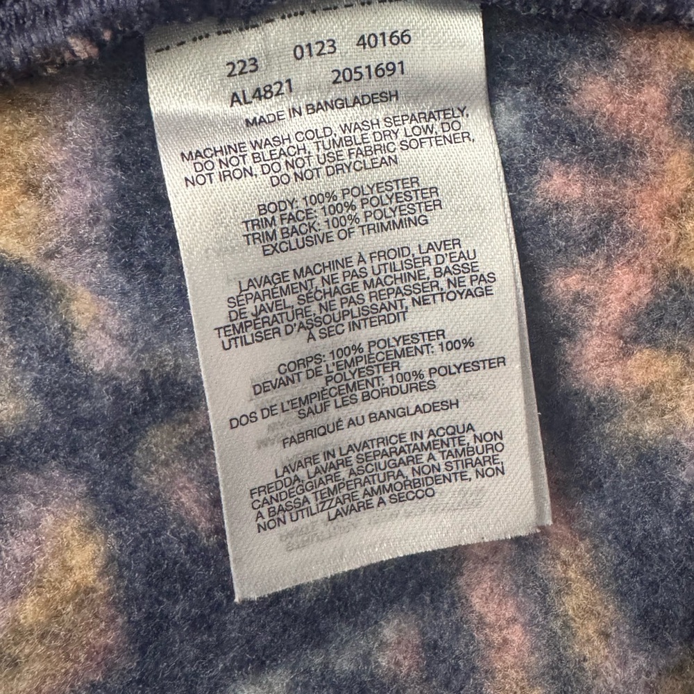 Columbia Multicolor Fleece Pullover - Picture 9 of 9